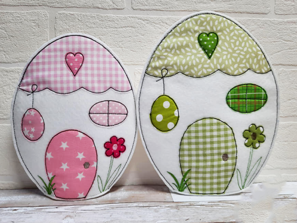 Eierhäuschen Stabdatei - ITH-Stickdatei